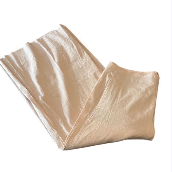 VINCE Linen Blend Cream Color Pants- Size 10 - Picture 4 of 12